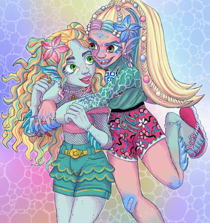 semi-realism half body