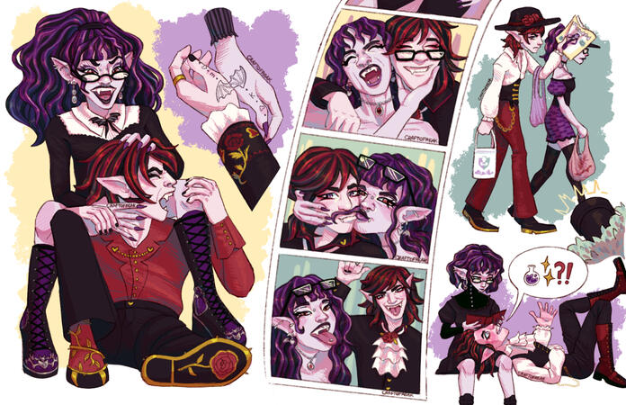 semi-realism full body, head, bust