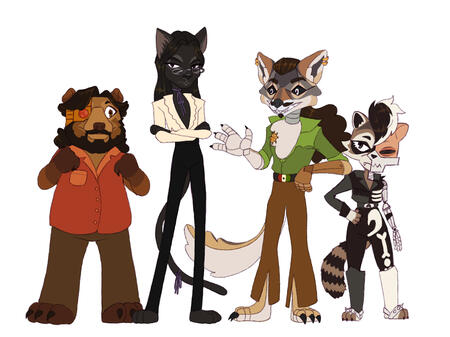 cartoony style